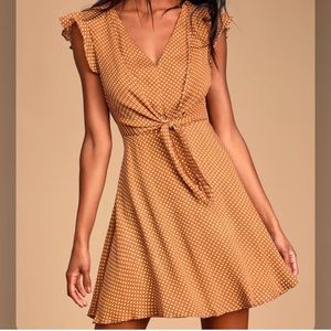 Lulu’s Polka Dot Tie Dress